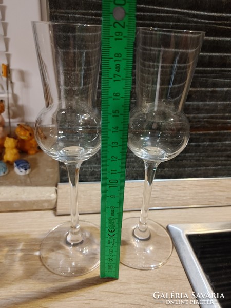 Pair of cognac glasses