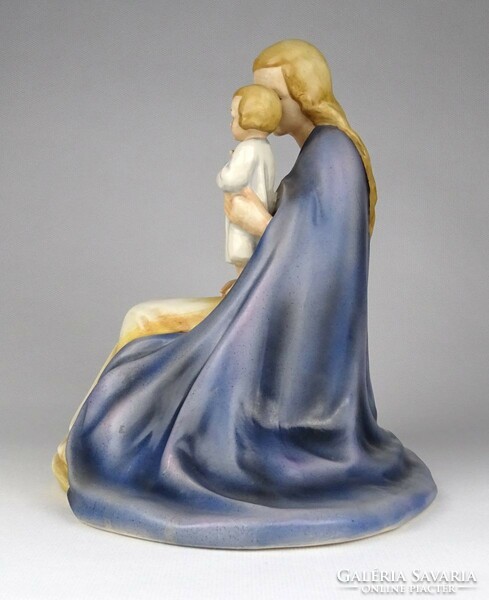 1L853 Nagyméretű Hummel porcelán Mária kis Jézussal 20 cm