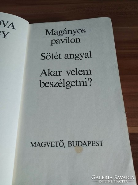 Moldova György: Magányos pavilon, Sötét angyal, Akar velem beszélgetni? 1979-es kiadás