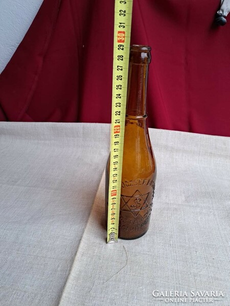 József Schätz Budapest beer bottle glass bottle