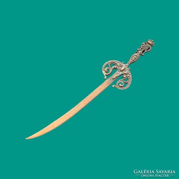 A beautifully decorated, meticulously crafted sword