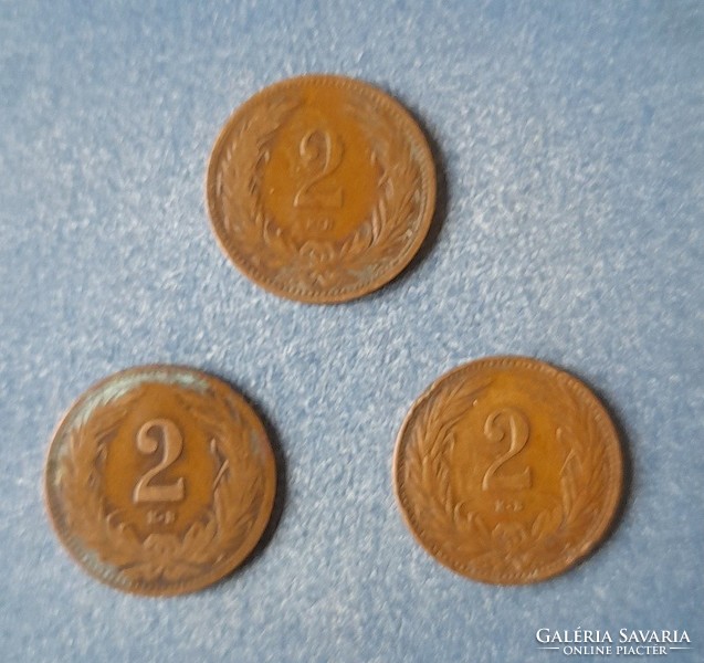 2 Pennies about 1904-1908-1909