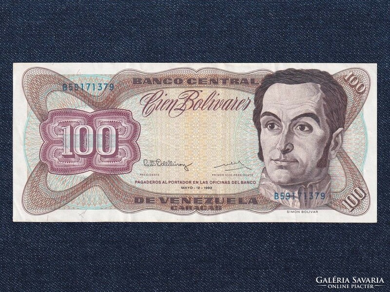 Venezuela 100 bolivar banknote 1992 (id63266)