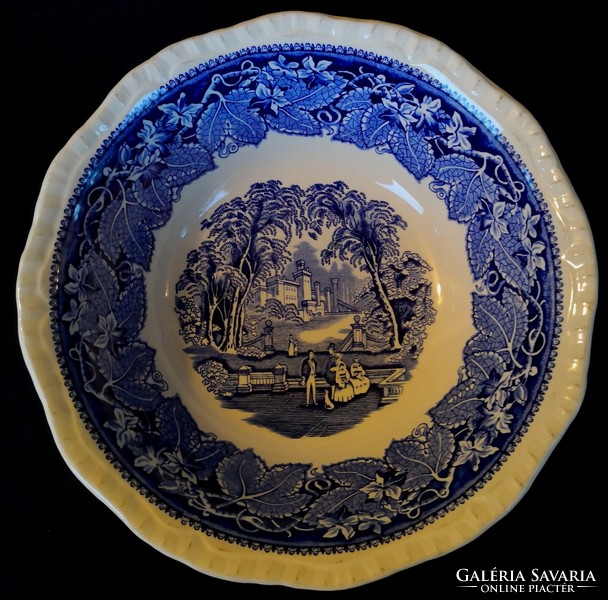 Dt/193. Mason's vista blue round side dish/salad bowl