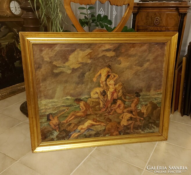 Dénes Csánky's brilliant antique painting!