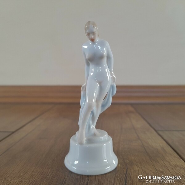 Old Herend porcelain nude