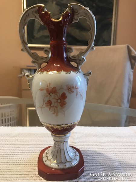 Látványos szecis porcelán váza