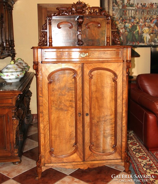 Huge chest of drawers, cupboard, sideboard carved from tin