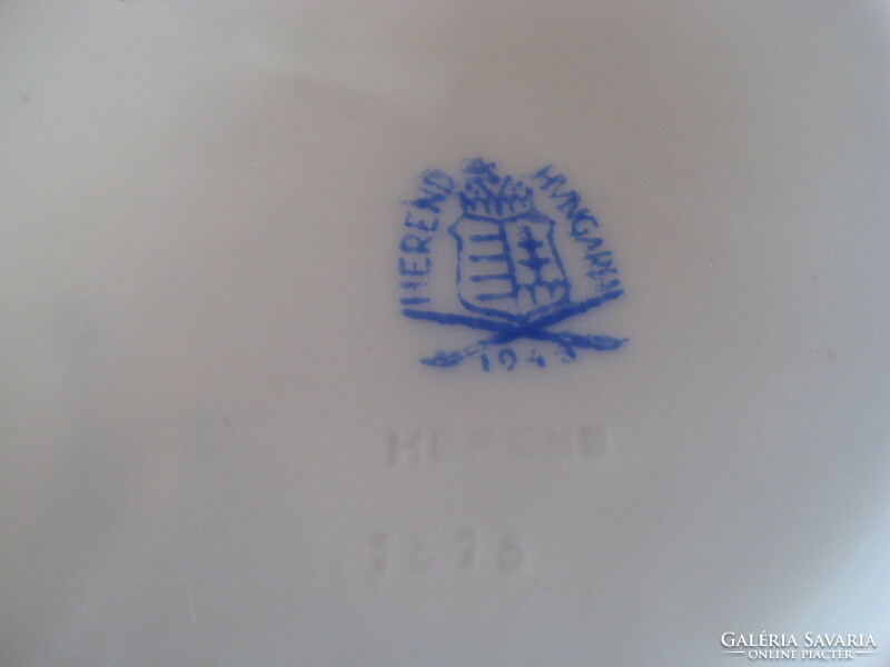 Ó-Herend Victoria pattern small plates 1943. 6 Pcs 15.2 cm