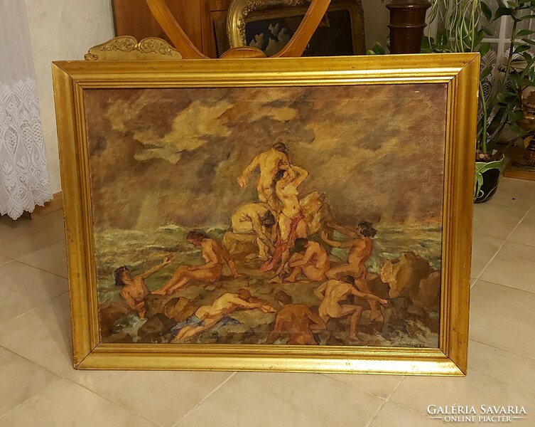 Dénes Csánky's brilliant antique painting!