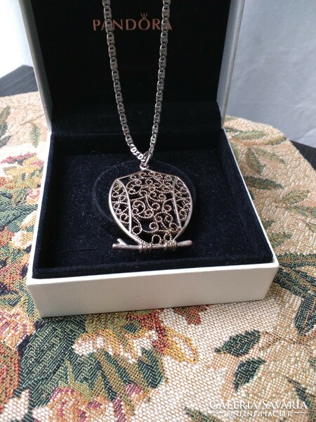 Handmade filigree pendant