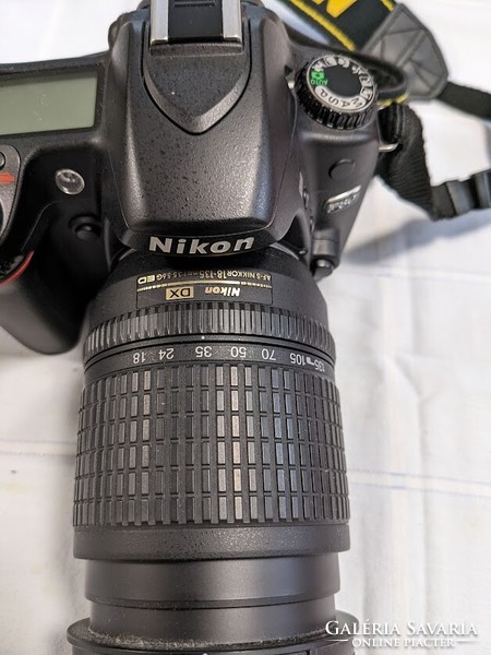 NIKON D80 Tükörreflexes digitális fényképezőgép NIKON DX AF-S NIKKOR 18-135mm 1:3,5-5,6GED objektív