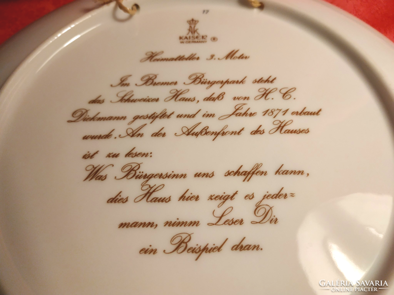 Beautiful kaiser porcelain bowl, plate