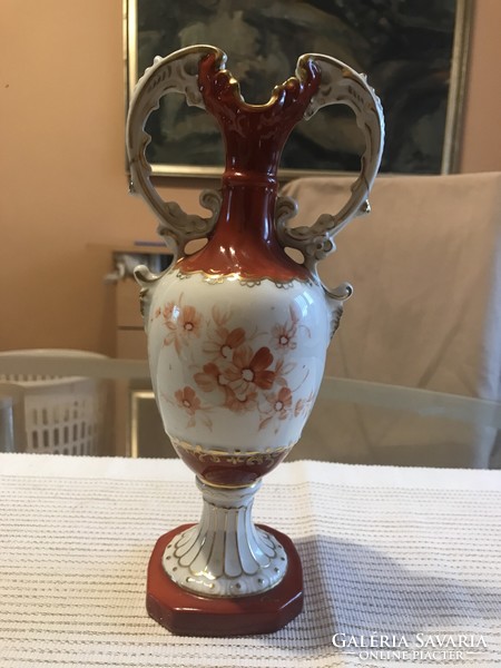 Látványos szecis porcelán váza