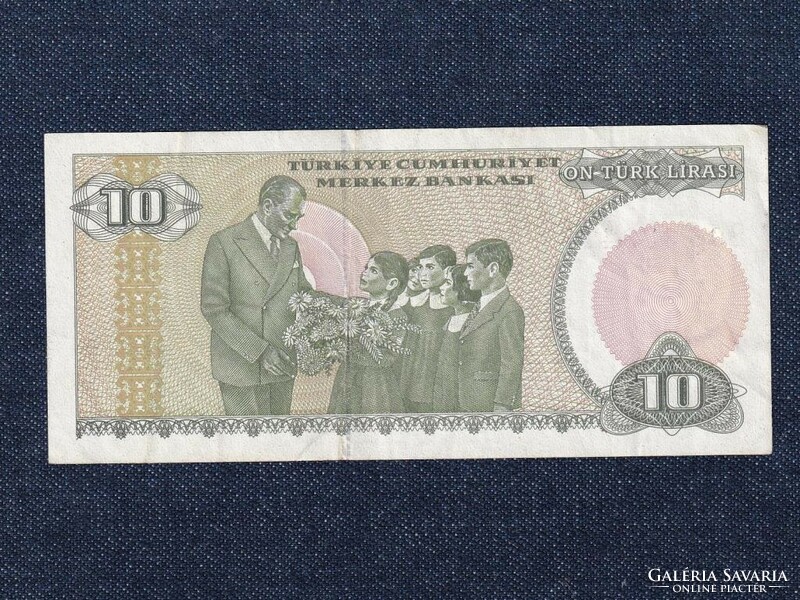 Törökország 10 Líra bankjegy 1970 (id74069)