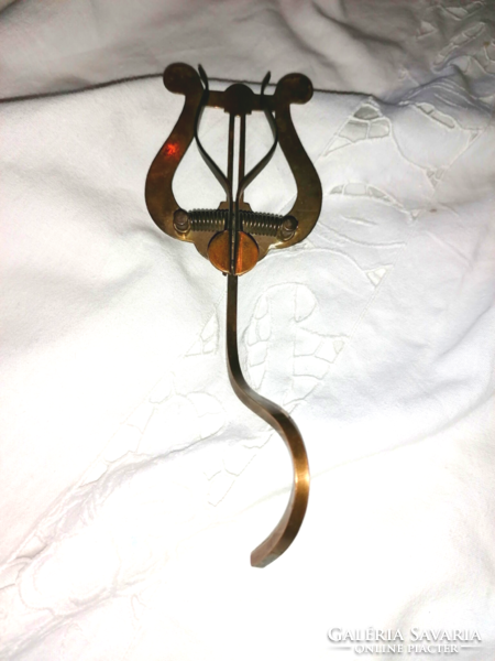 Old copper music stand