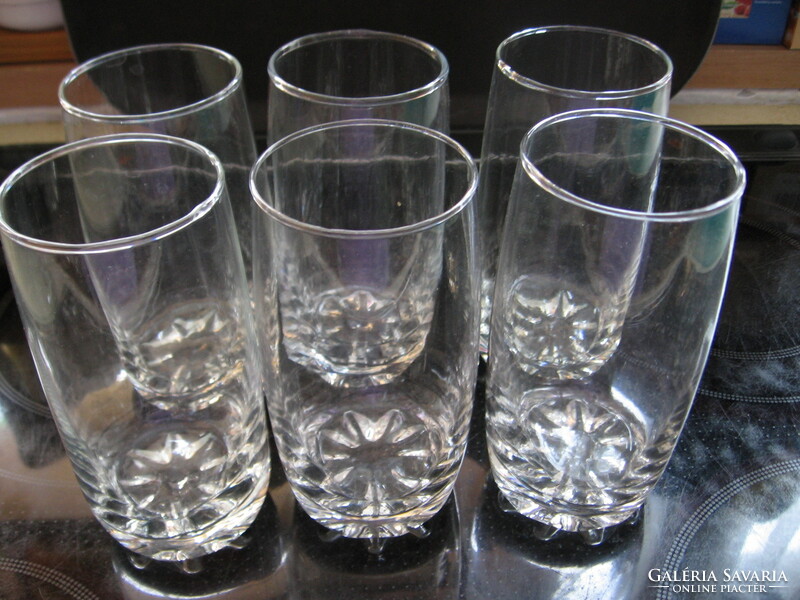 Soft drink, water, beer crystal glass glass set bormioli rocco galassia