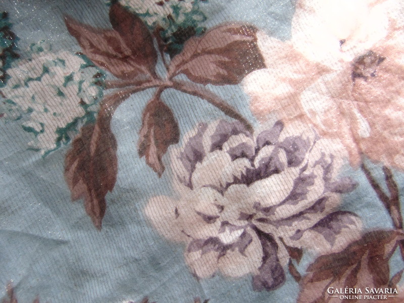 Beautiful hydrangea and rose pattern scarf