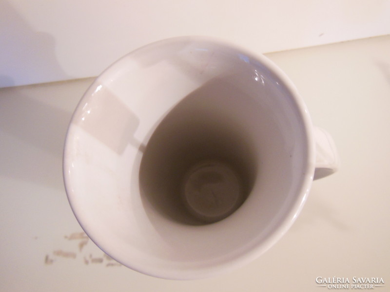 Mug - 3.5 dl - 15 x 9 cm - porcelain - flawless