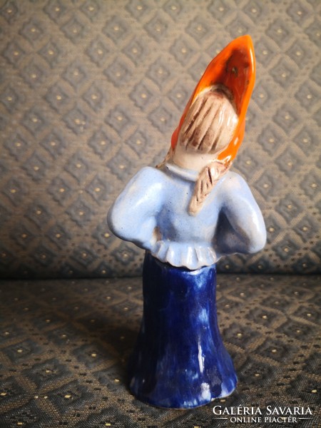 H. Rahmer ceramic, braided girl