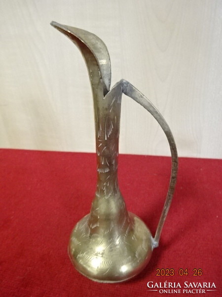 Indian copper decanter, height 16 cm. Jokai.