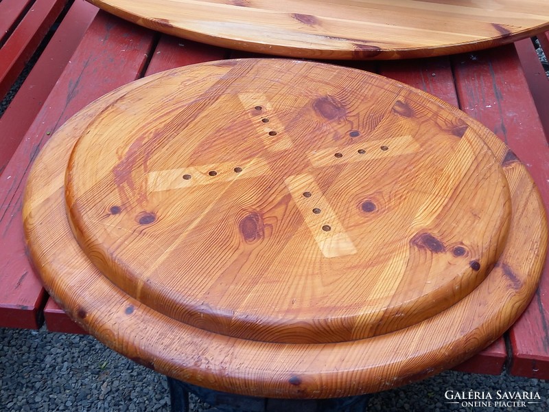 Midcentury/vintage style furniture/dining table American solid wood table/round dining table