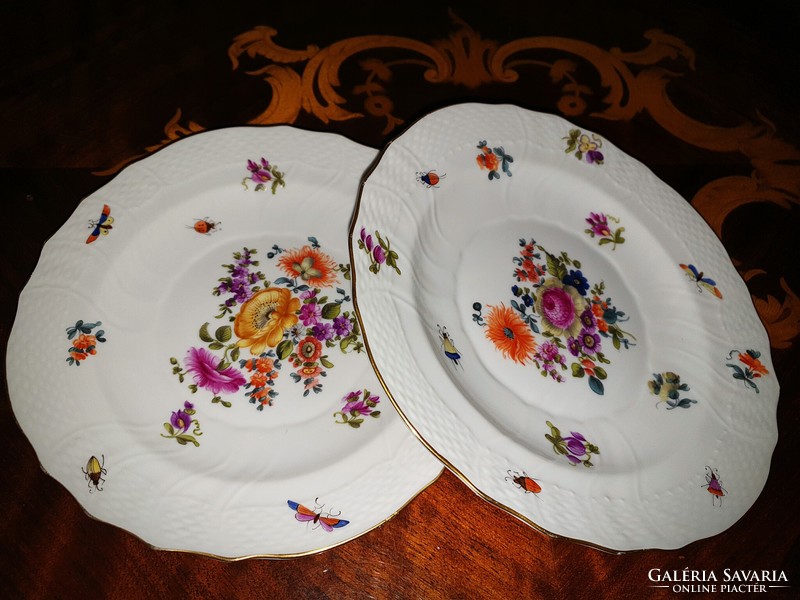 Herend antique cake plate 2 pcs