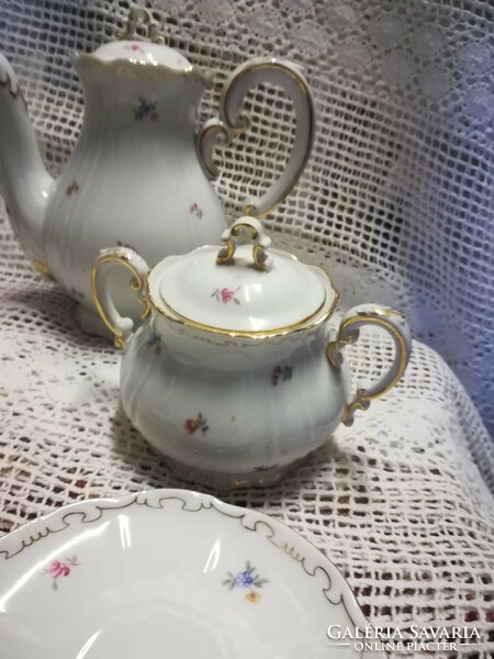 Zsolnay porcelain coffee serving set