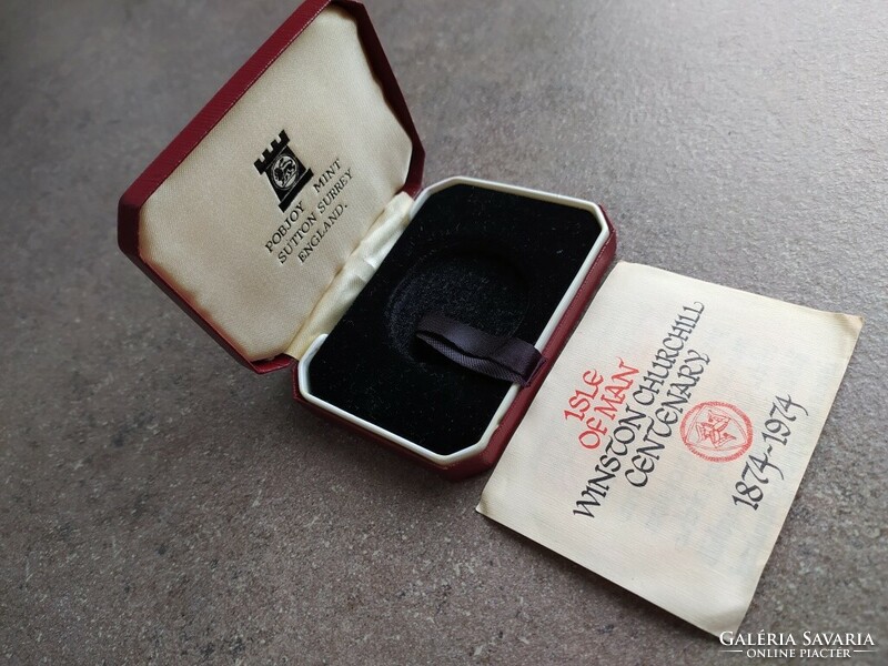 Original Isle of Man coin holder gift box (id77166)