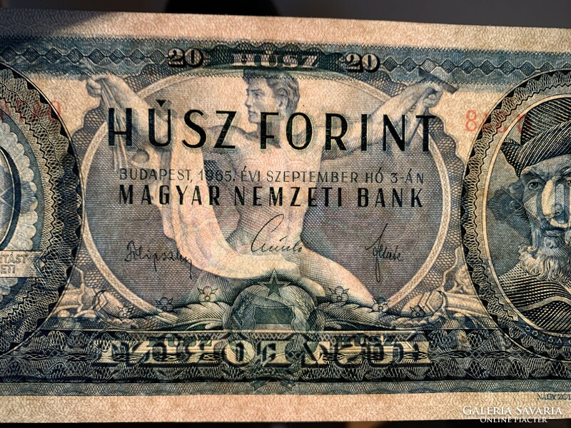***  EF++/aUNC 1965-ös 20 forint ***
