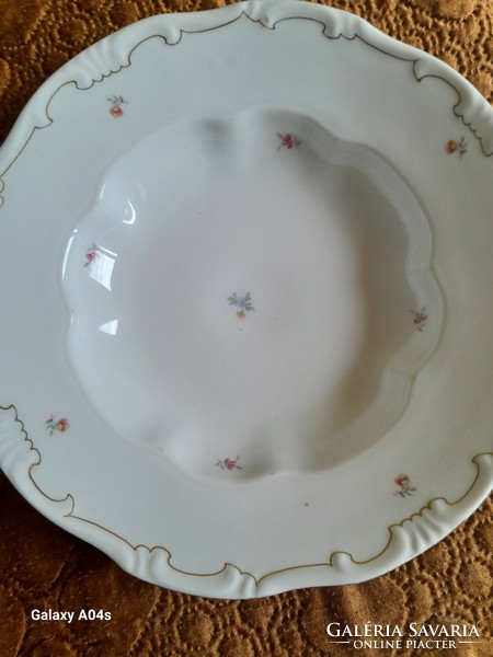 Zsolnay baroque feathered plate