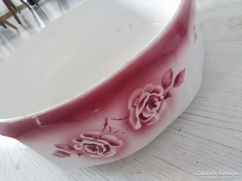 Granite - vintage style, pink wash basin / ceramic