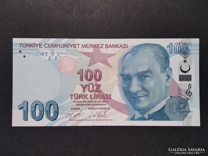 Törökország 100 Líra 2020 Unc