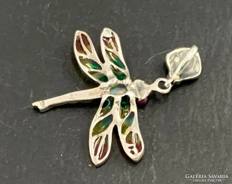 Dragonfly pendant, sterling silver 925 - new handcrafted jewelry!