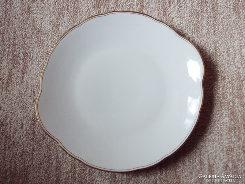 Retro régi porcelán kínáló tányér Csehszlovák gyártmány Bohemia márka