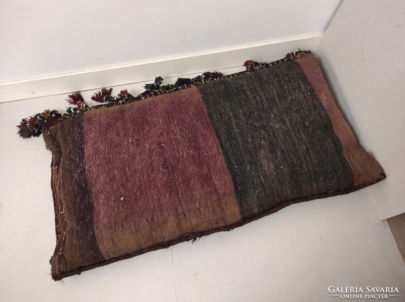 Antik kézi csomózás csomózott szőnyeg arab nagy méretű párna 401 7367