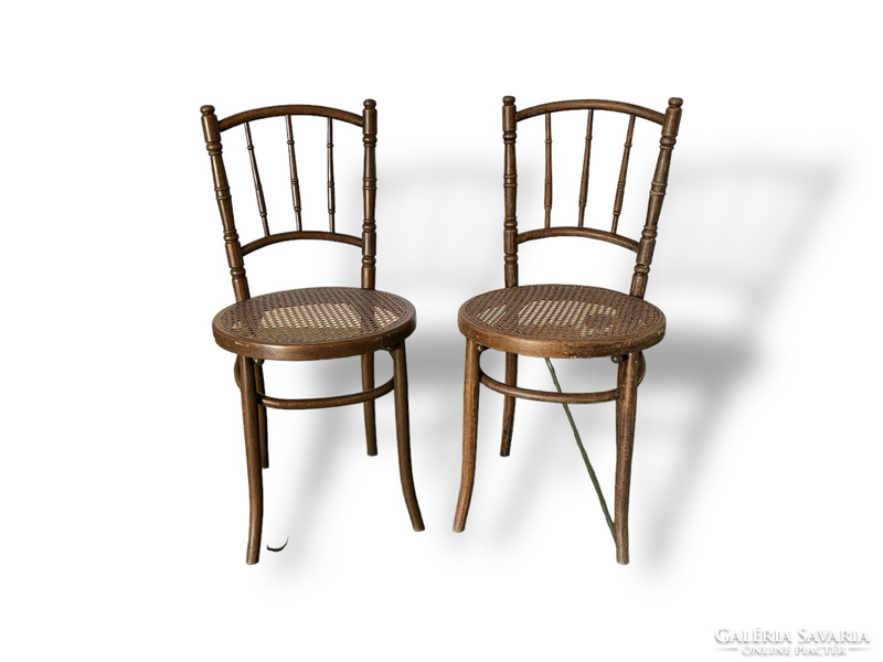 2 antique thonet chairs (polished, restored)