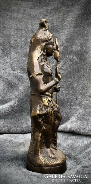 Régi bronz ( vagy réz ) szobor!  29 cm