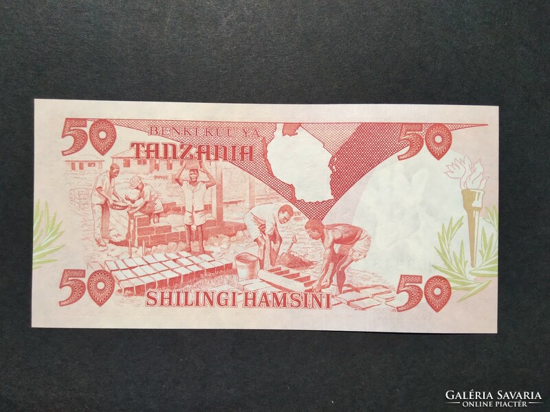 Tanzánia 50 Shilingi 1992 Unc