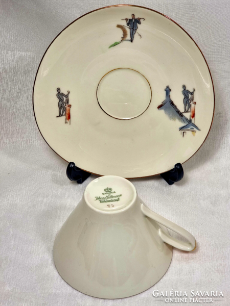 Bavaria johann seltmann with German porcelain cup/bottom, mid xx.Sd. Modern pattern