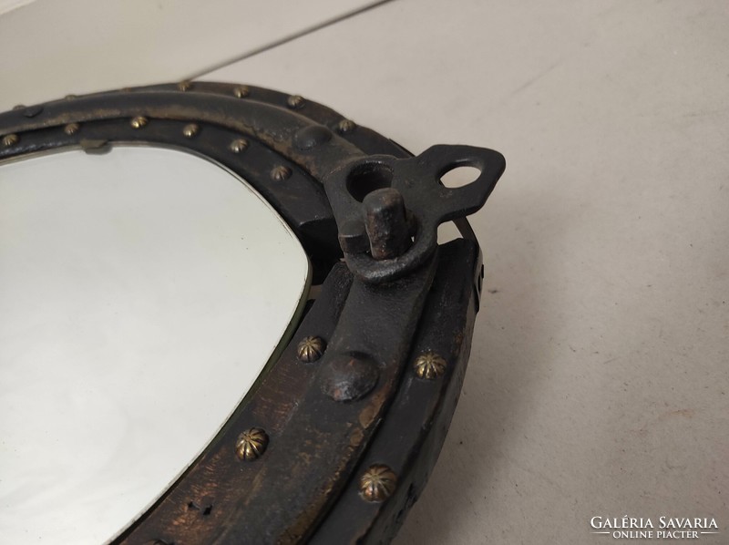 Antik tükör lószerszám ló lovas eszköz lószerszám hám ból készült fali tükör 424 7368