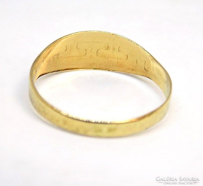 Kő nélküli arany gyűrű (ZAL-Au112761)