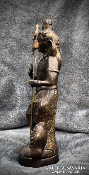 Régi bronz ( vagy réz ) szobor!  29 cm