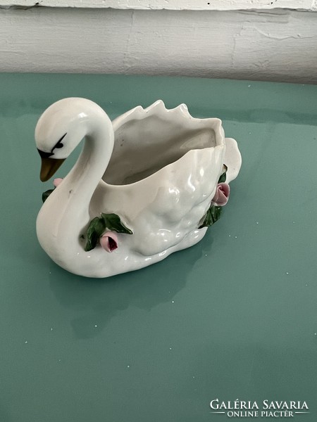 German porcelain swan