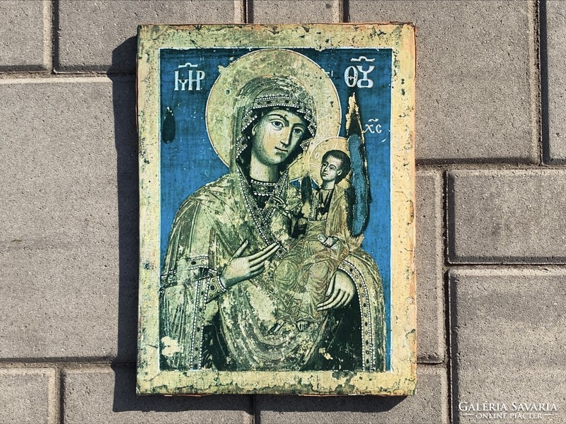 Old Russian icon large size 28 x 37.5 cm. Negotiable