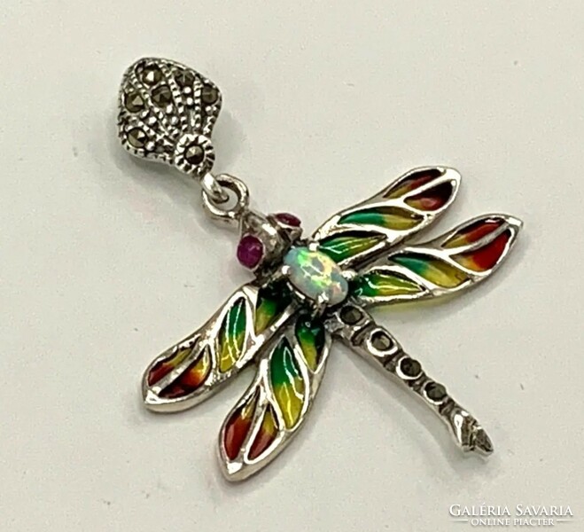 Dragonfly pendant, sterling silver 925 - new handcrafted jewelry!