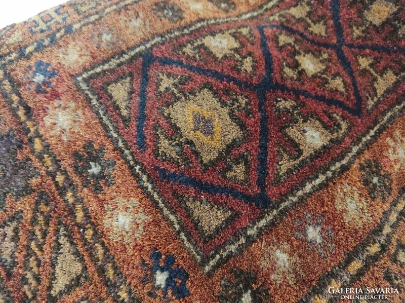 Antique Hand Knotted Knotted Rug Arabic Large Size Pillow 401 7367