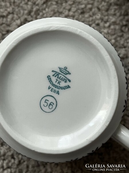 Thun tk vera Czech porcelain tea/coffee set, 6 pieces