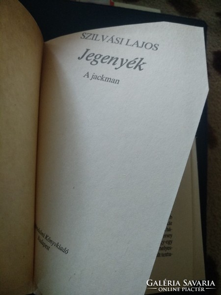 Szilvási Lajos: Jegenyék, A Jackman, Alkudható