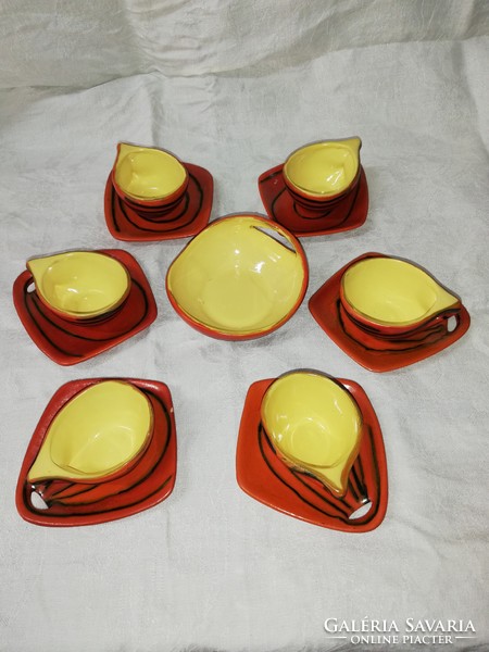 Extremely rare lake head ceramic coffee set